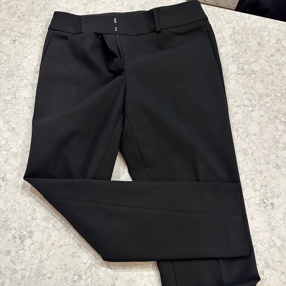 Loft Skinny petite black trousers